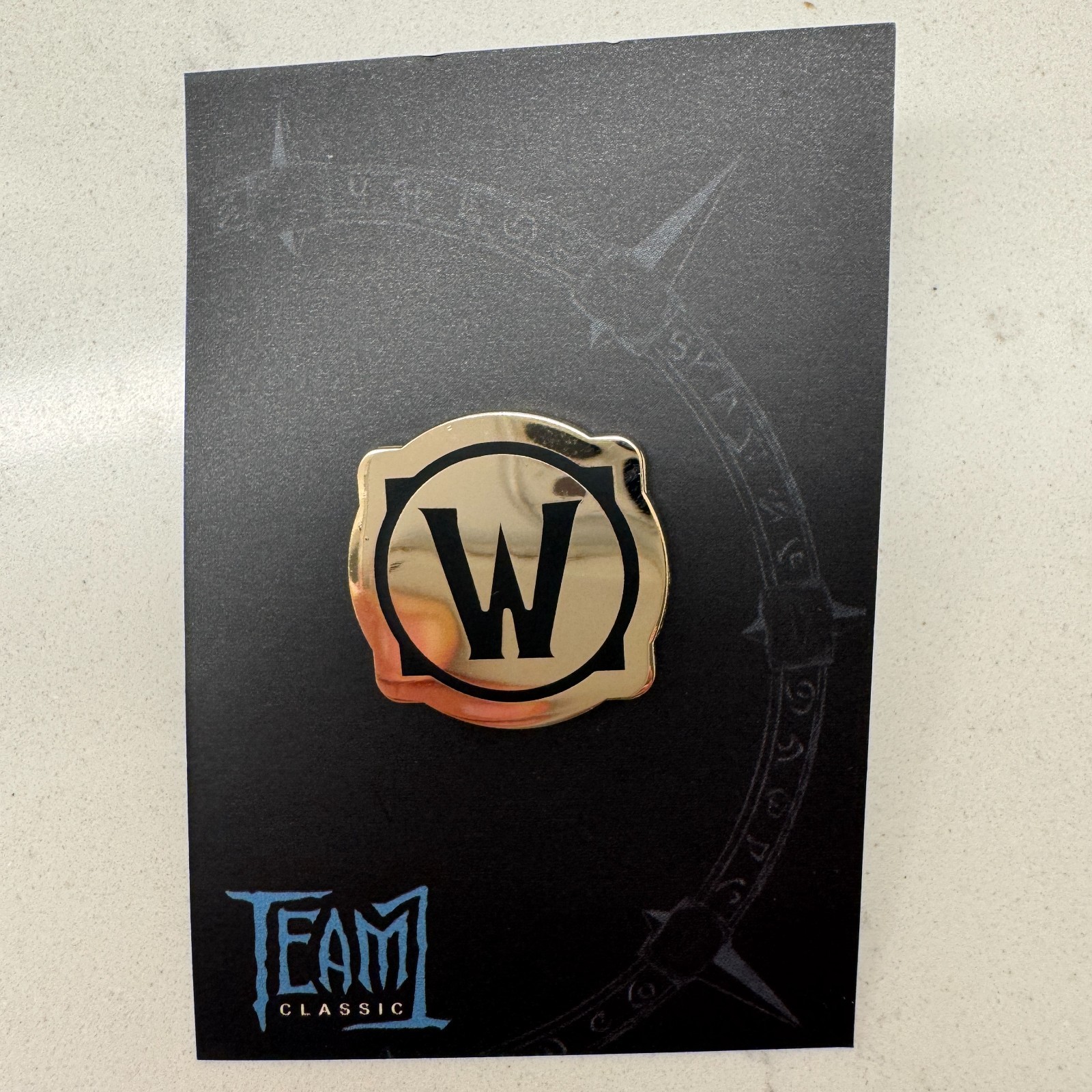 RARE Blizzard Entertainment Team 1 Classic Employee Only World of Warcraft Pin