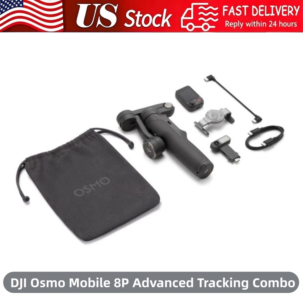 Osmo Mobile 8P Advanced Tracking Combo Smartphone Stabilizer-US Stock New