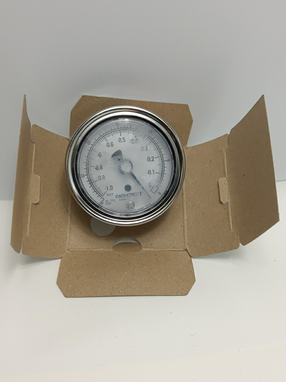 ASHCROFT INS-25-1000-SW-131 VACUUM GAUGE