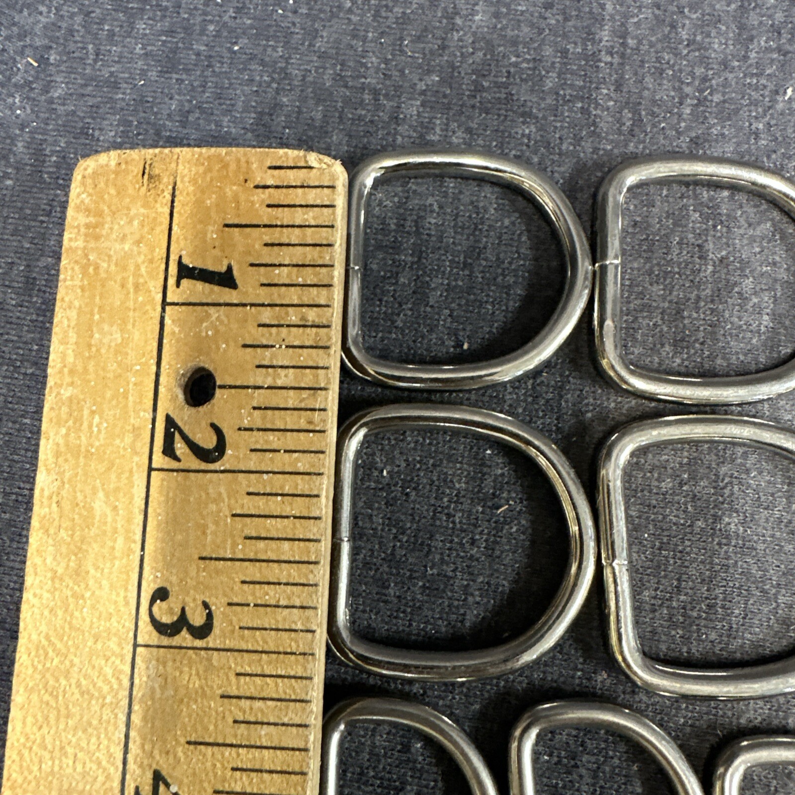 Lot Assorted Sizes Saddle Dee D Rings Saddle Tack
