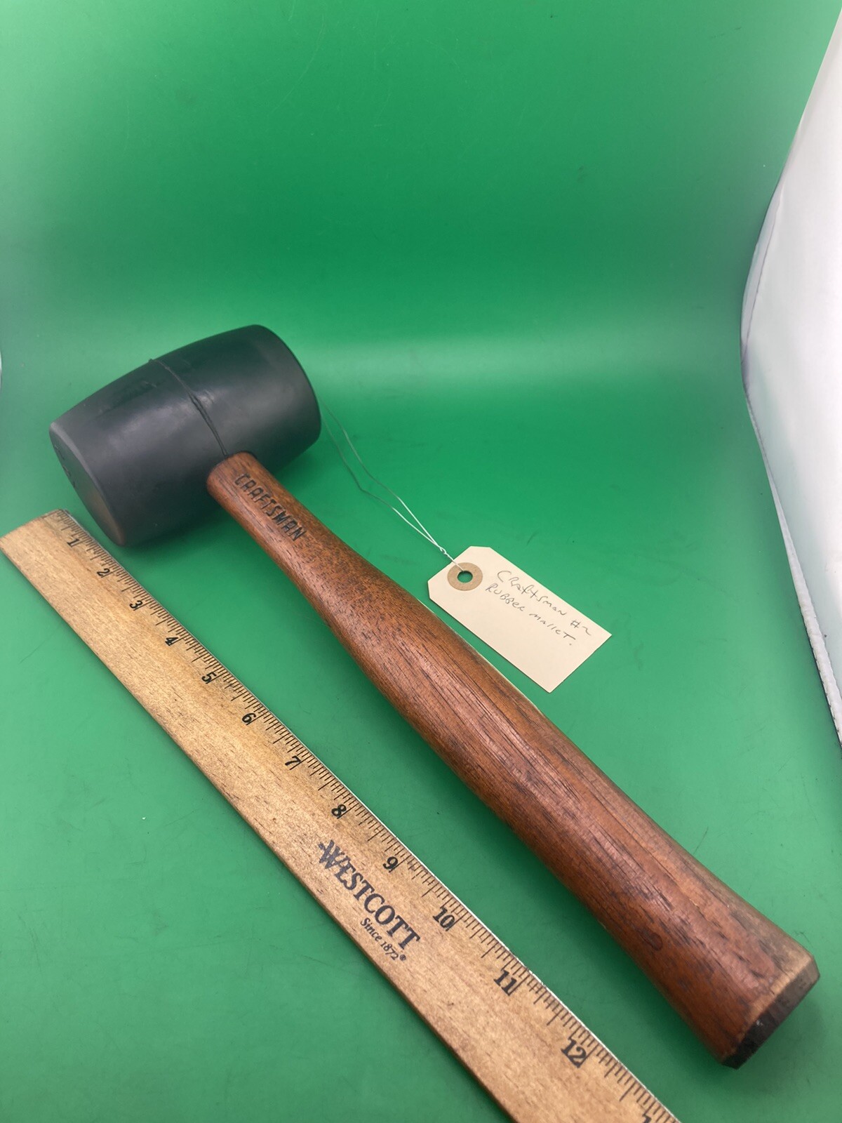 Vintage Craftsman No. 2 Rubber Hammer Mallet # 45787 USA Excellent Used Once