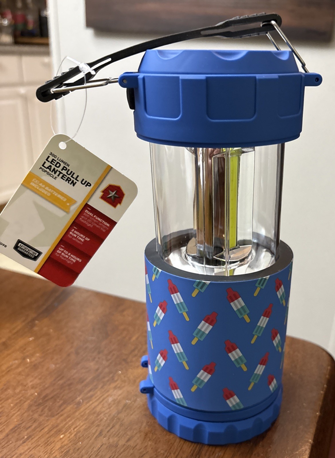 6" Popsicles Camping Lantern/Flashlight 3AA Batteries.300 Lumen. New Tag’s