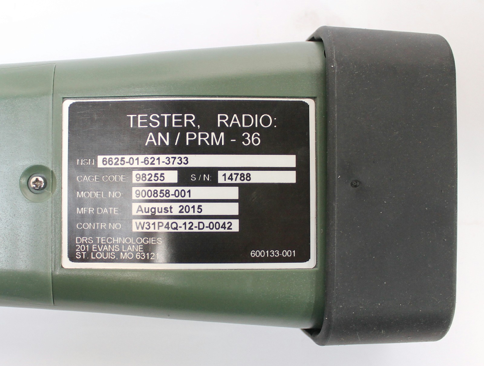AN/PRM-36 Radio Test Set Kit Model 900858-001 NSN 6625-01-621-3733