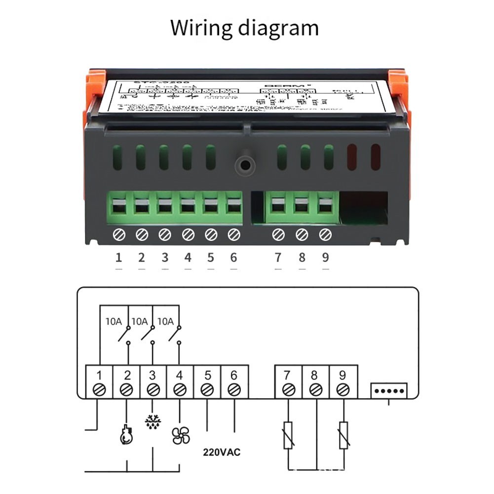 Efficient Cooling Control STC9200 Refrigeration Defrost Fan Controller 220V