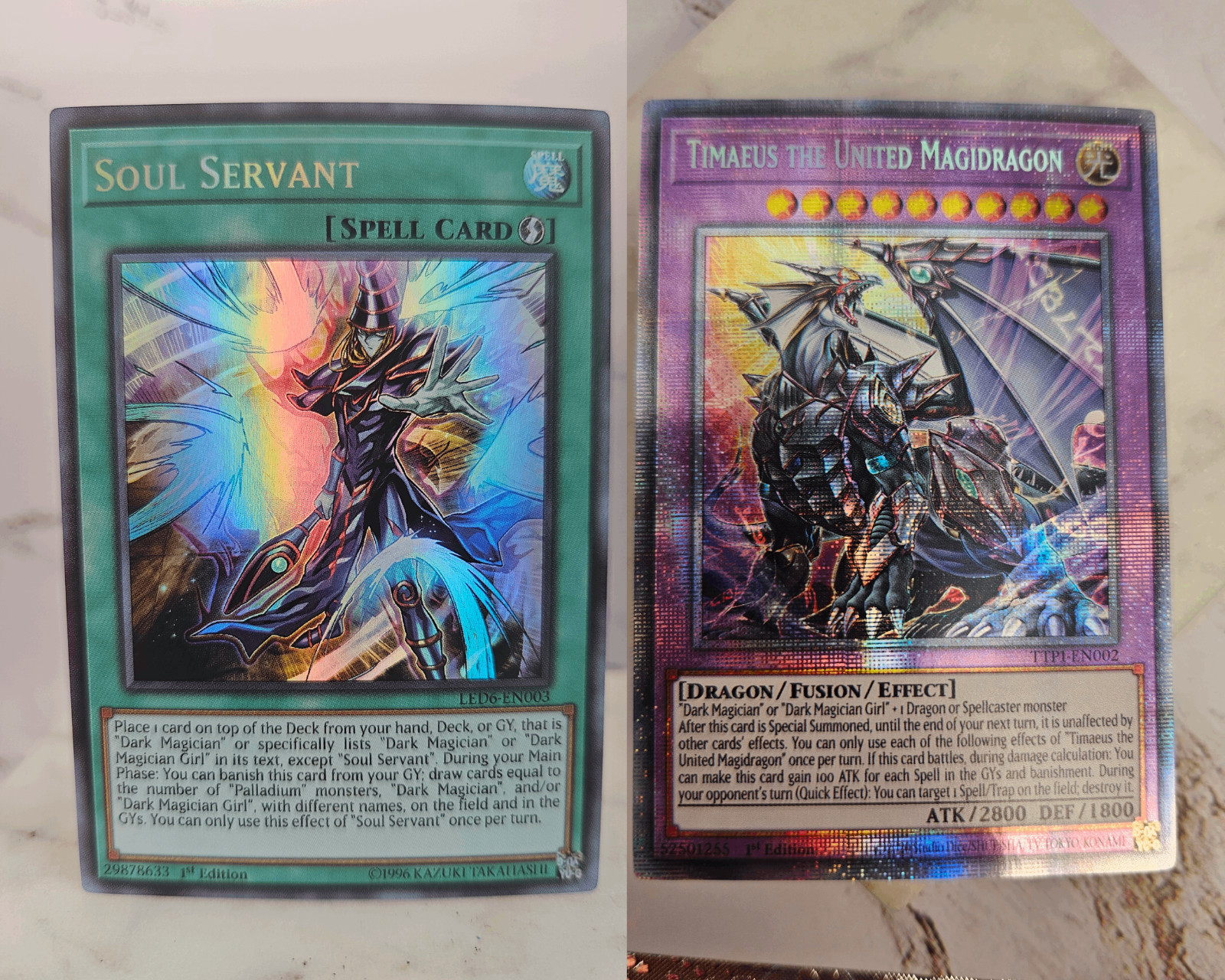 *READ* Casual Play/Test Cards (English): Soul Servant + Timaeus Magidragon Ultra