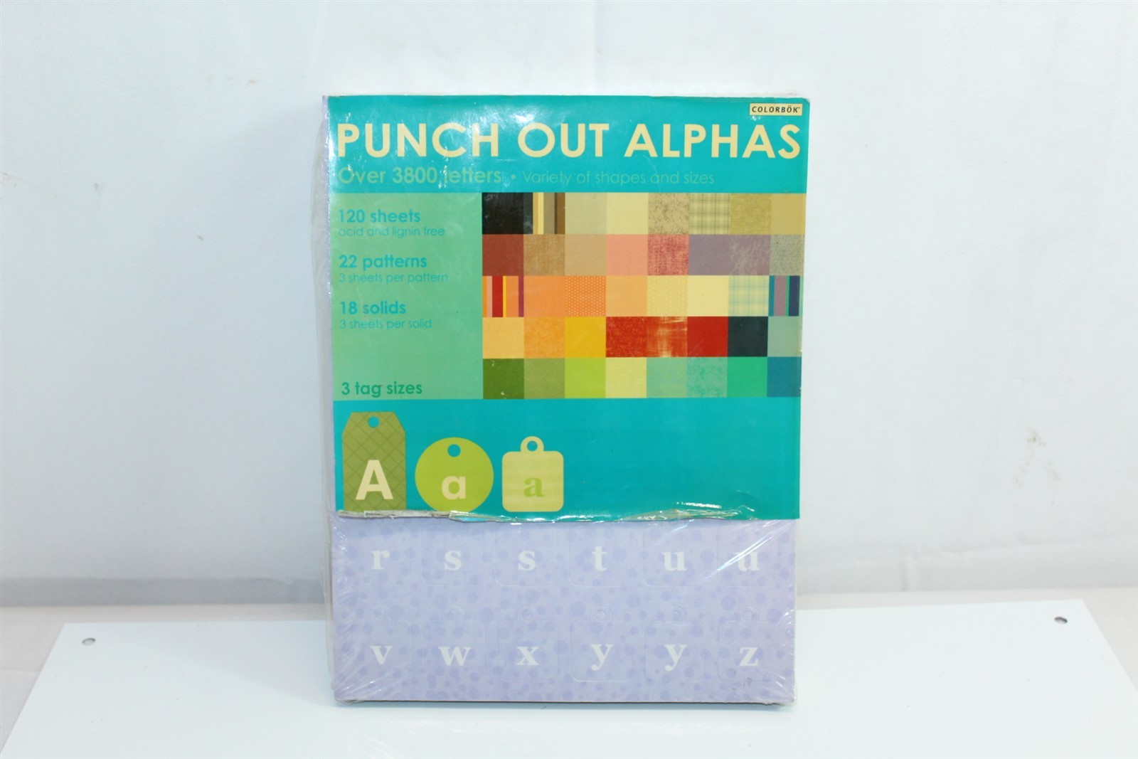 Crafting Scrapbooking Punch Out Letters Alphabet 120 Sheets 22 Patterns #28618