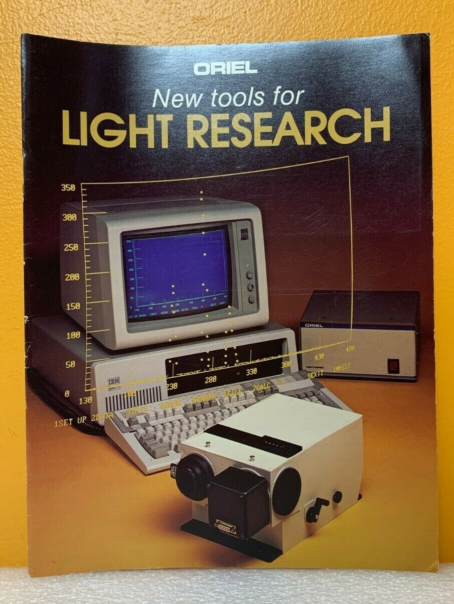 Oriel Corporation New Tools for Light Research Catalog.