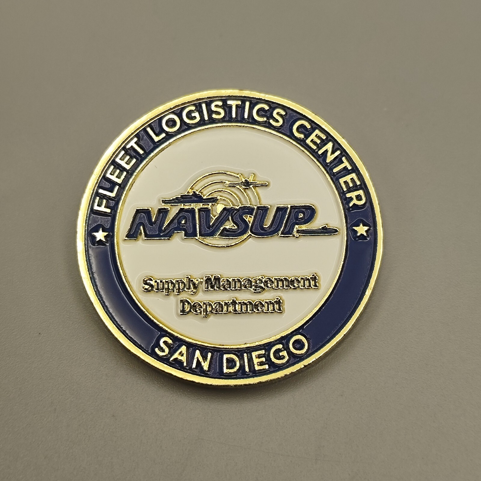 NEW Fleet Logistics Center San Diego Challenge Coin