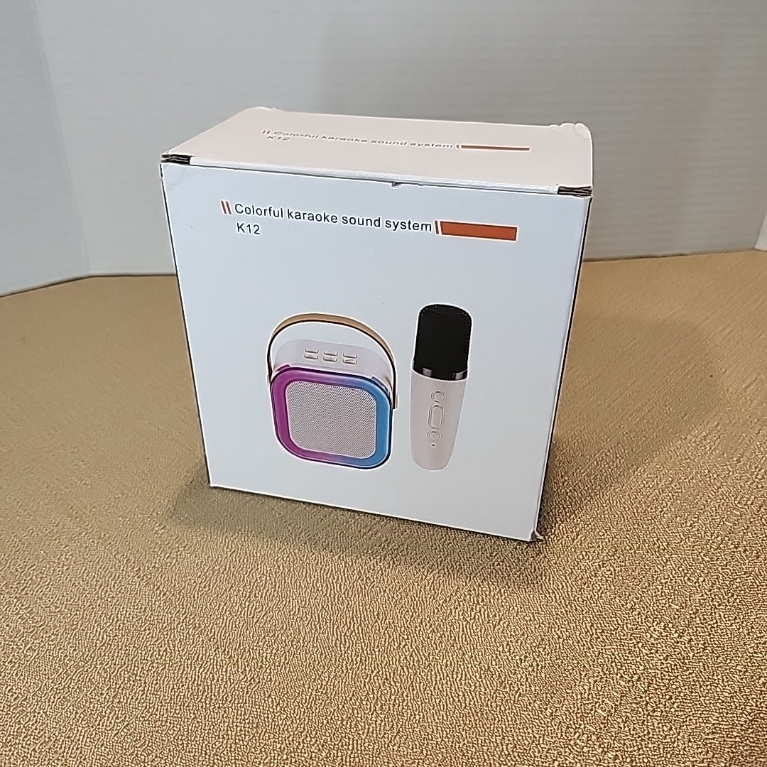 Mini karaoke machine for kids 2 Mic Connect to Cellphone - TESTED