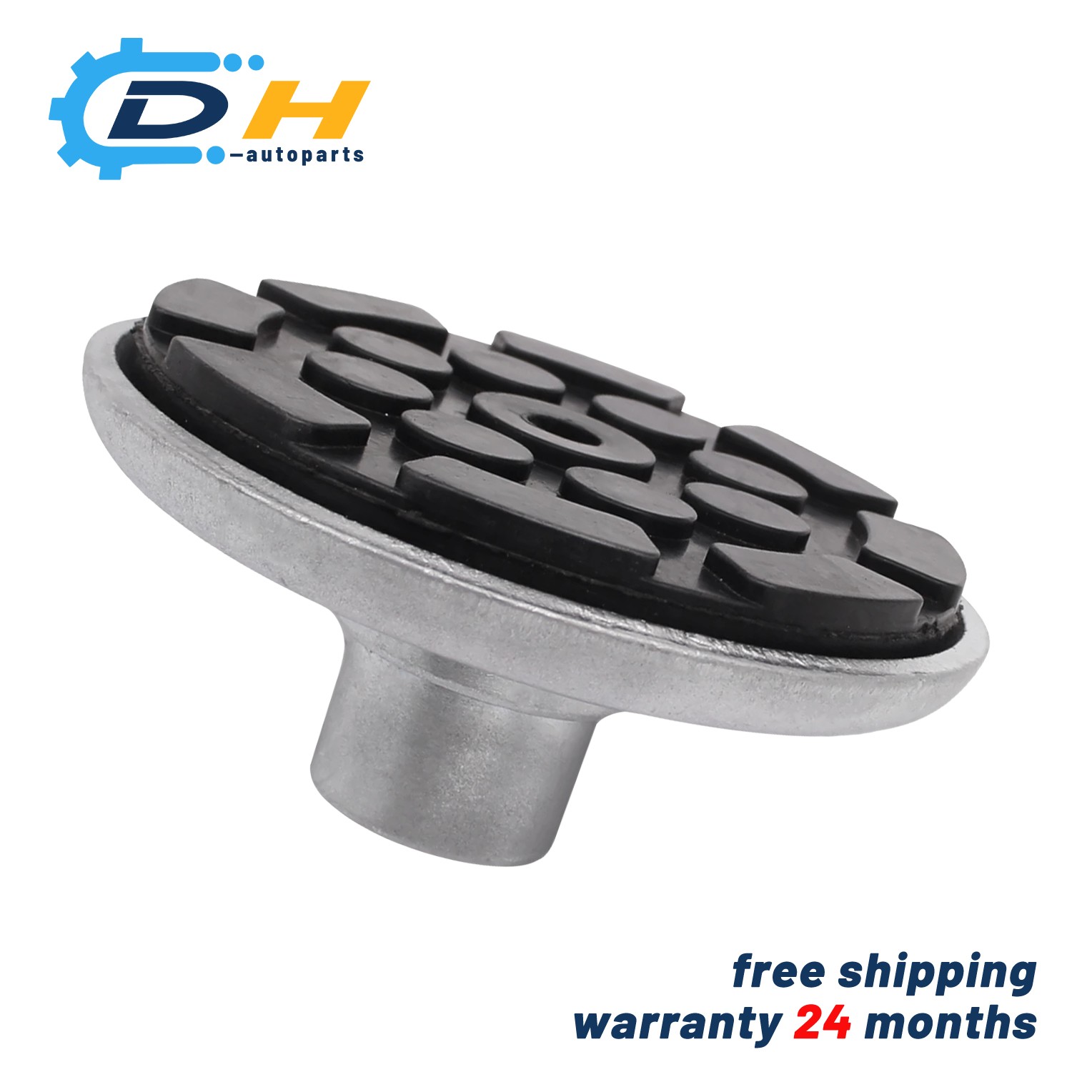 Round Lift Adapter with Rubber Pad, 1.5" Peg For Atlas Automotive Equipment
