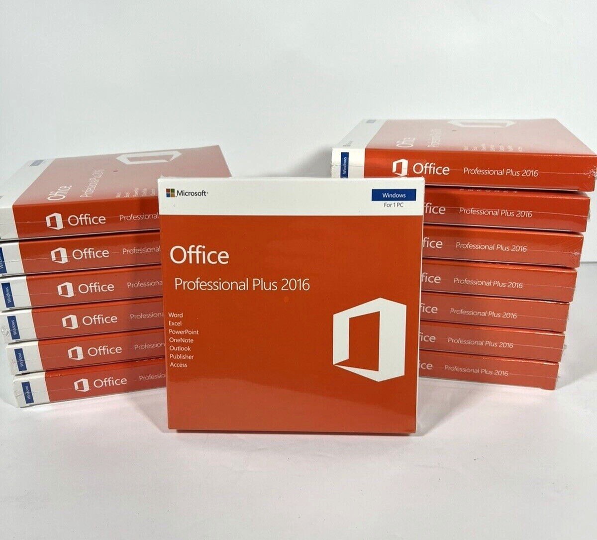 Microsoft Office 2016 Professional Plus DVD|(Verified Volume License-For 10 PCs)