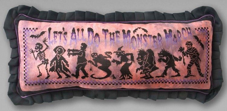 Monster March GP-147 by Glendon Place cross stitch pattern