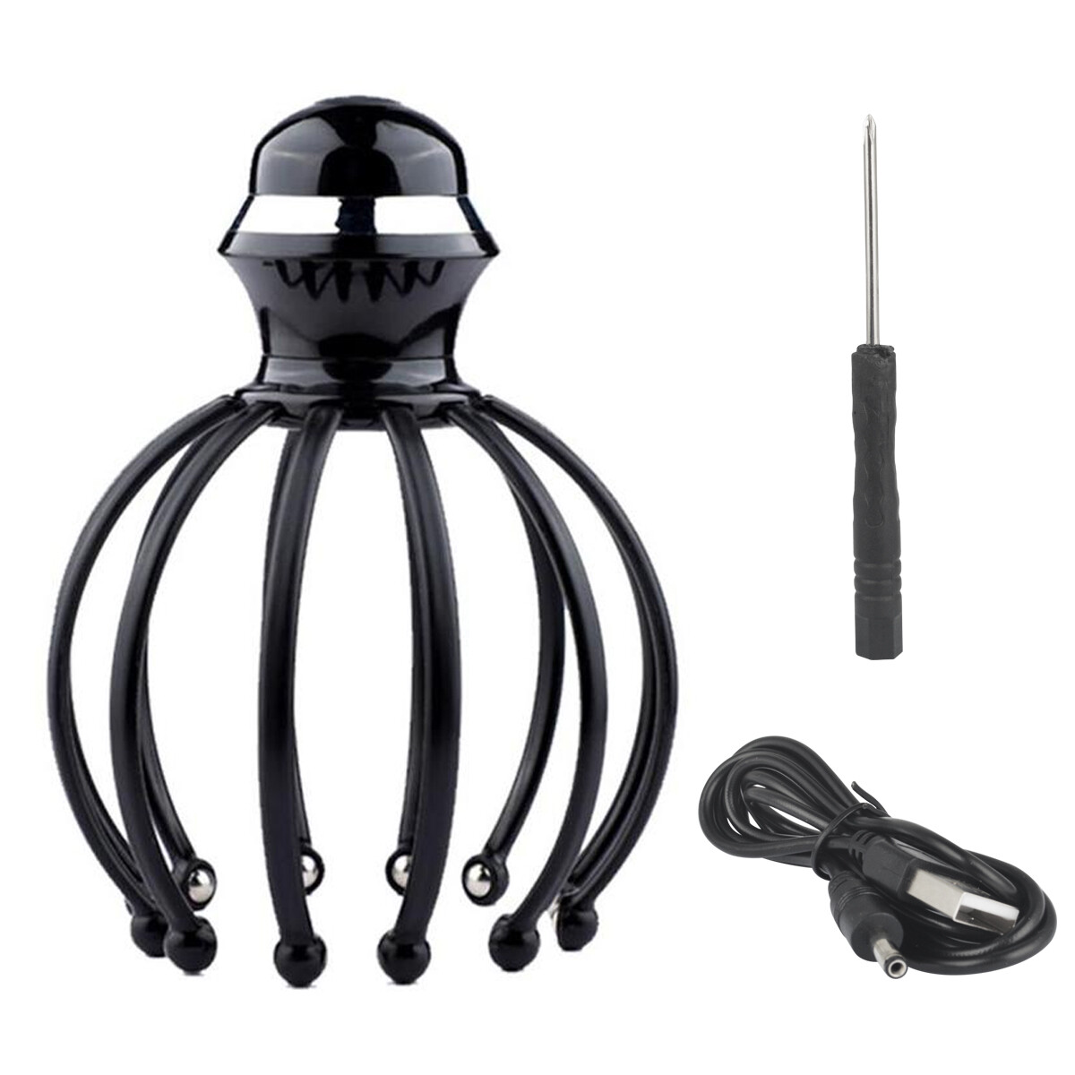 Head Massager Octopus Claw Handheld SPA Scalp Massager Electric Vibration Relax