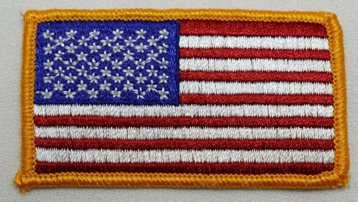 US United States Flag shoulder Patch each P2008