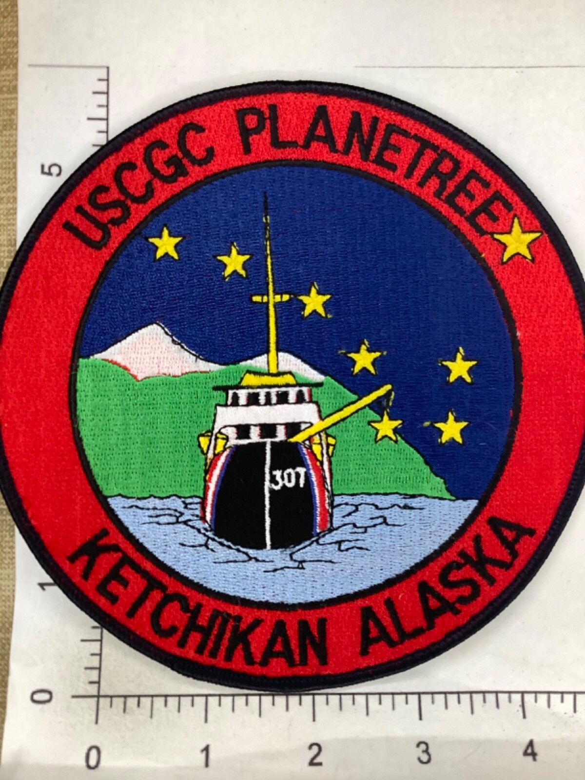 US COAST GUARD CUTTER PLANETREE SHIPS KETCHIKAN AK PATCH