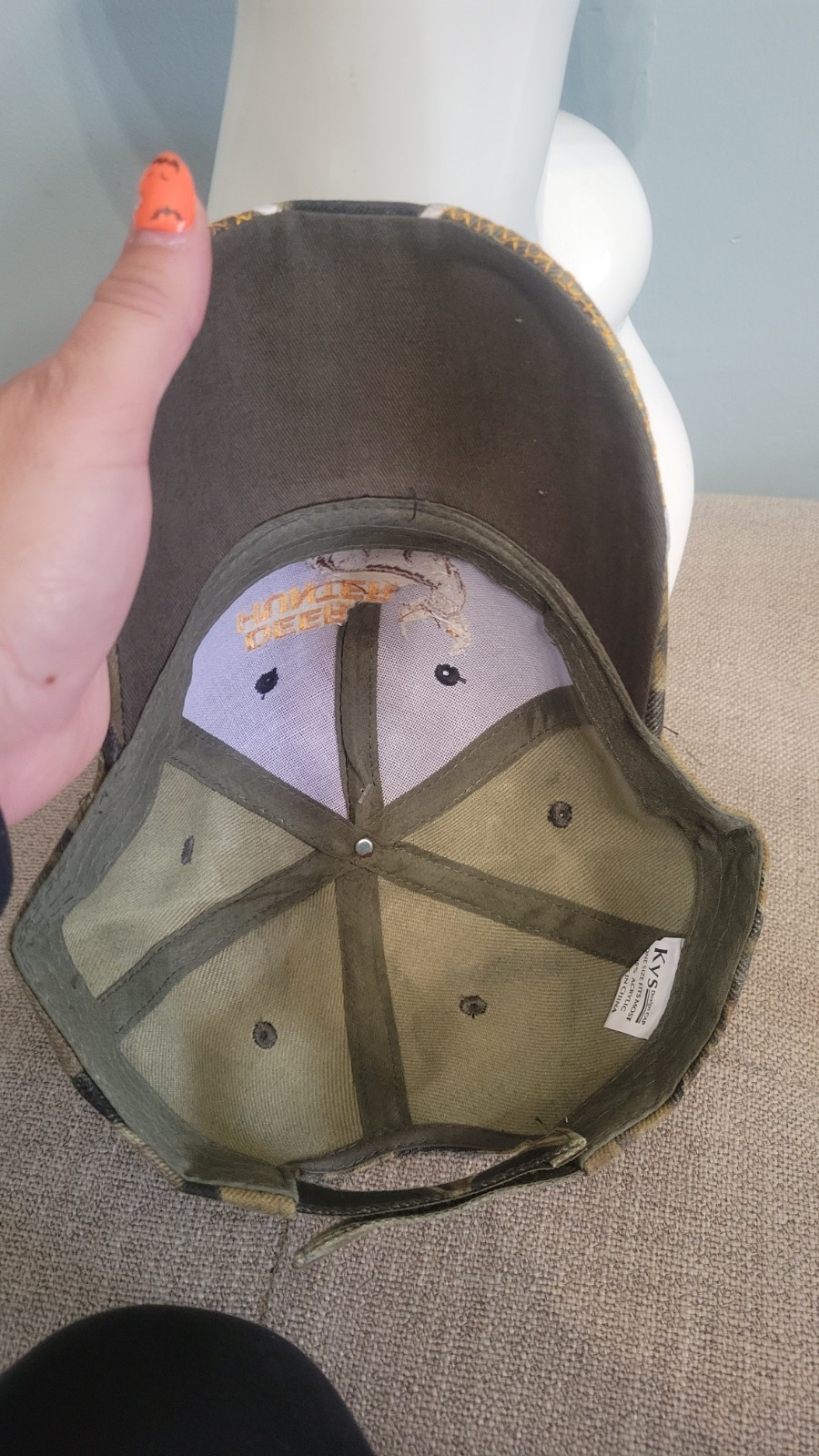Deer Hunter To The Core Camo Hat KYS Design Adjustable Embroidered Buck Cap...