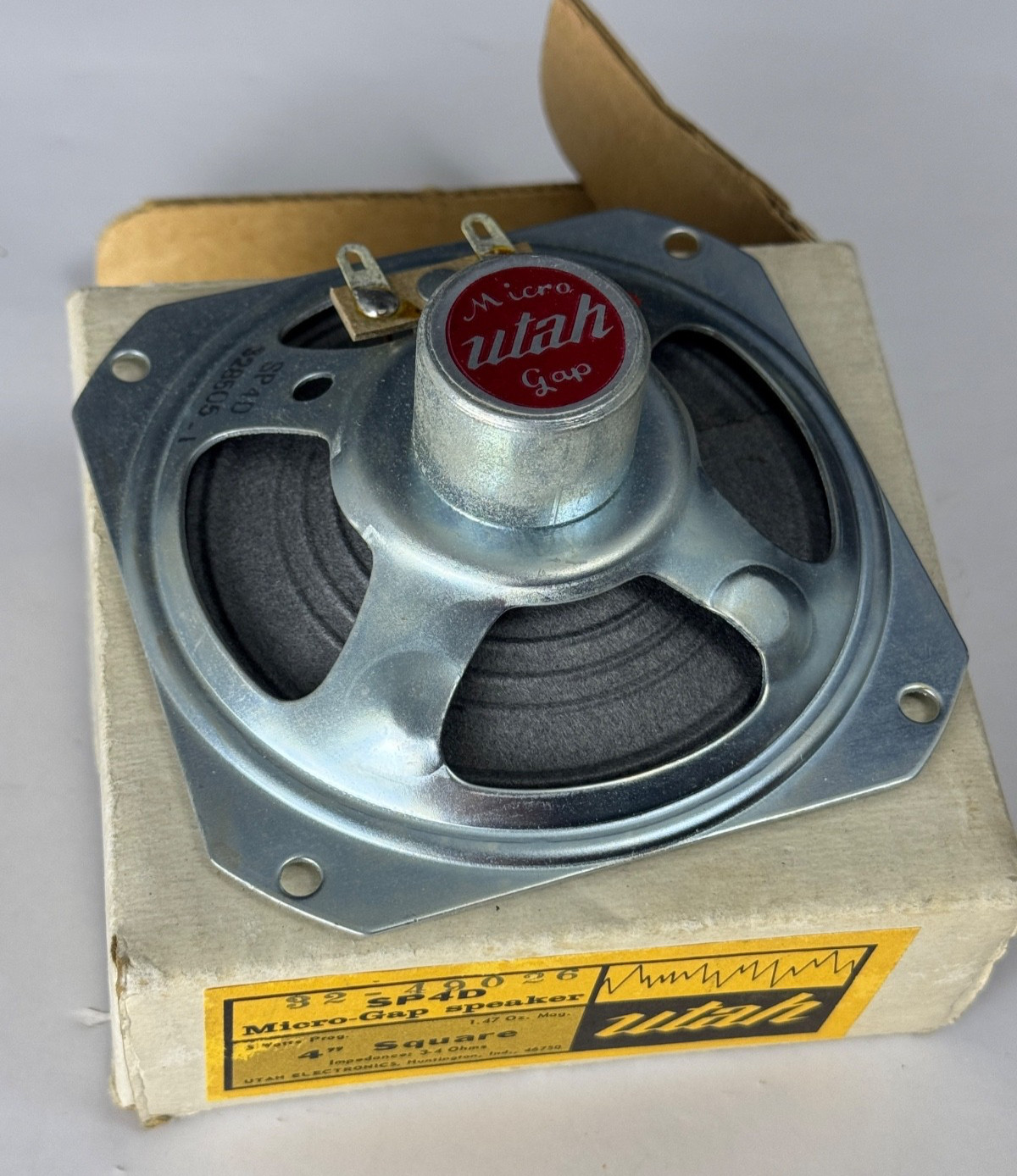 New Old Stock Utah Speaker Utah SP4D Micro Gap / Old Vintage Ham Radio Tube Amp