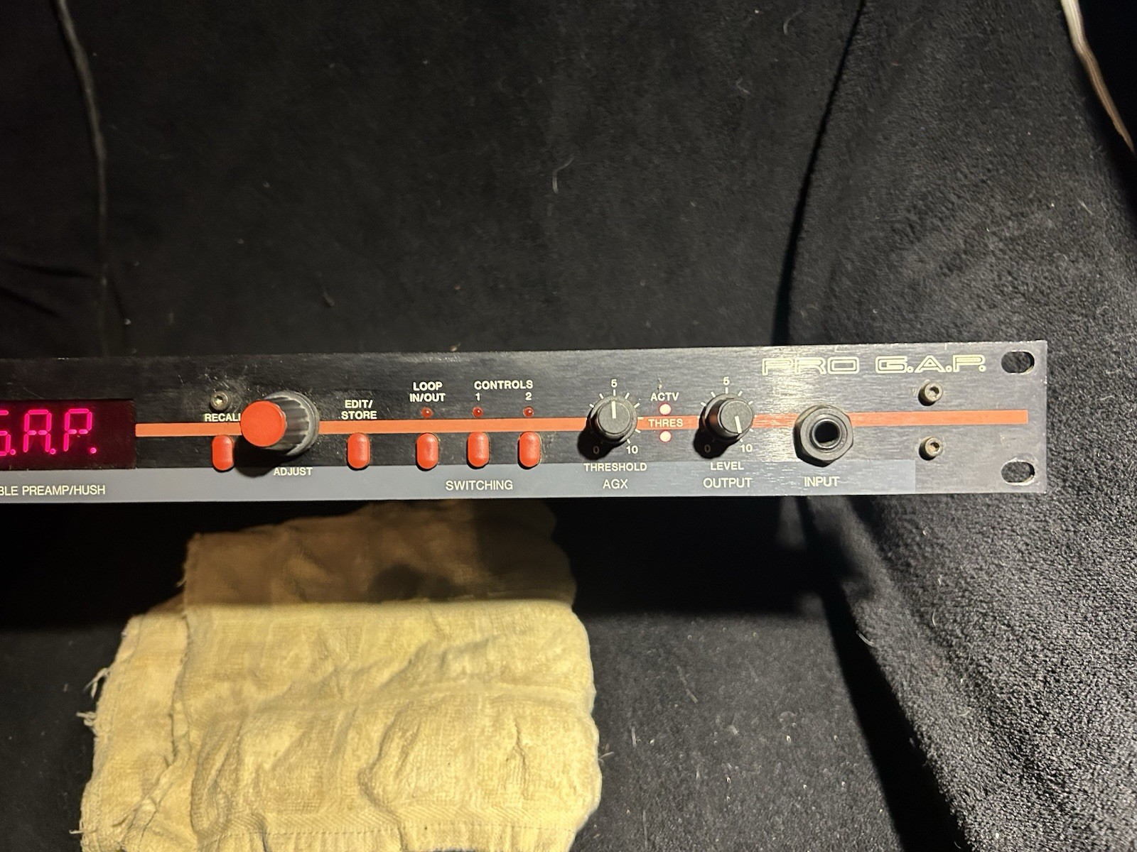 Rocktron Pro GAP, Guitar Preamp Processor, Hush, Vintage Rack Tested And Working
