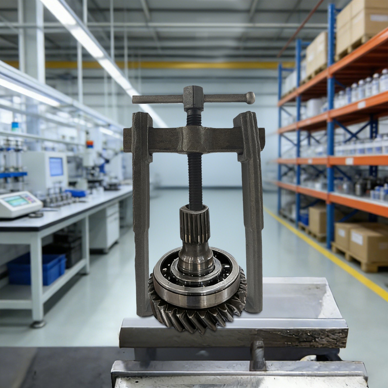 7 inch Industrial Two-Jaw Puller - Bearing & Gear Removal for Mechanical Repairs