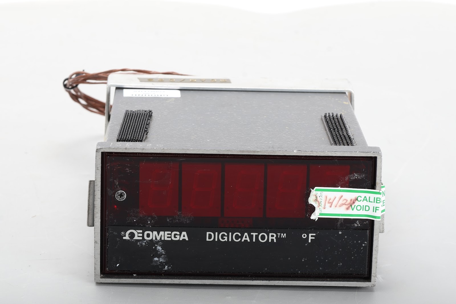 Omega 410 1A-OT-E Digicator Large Display Temperature Meter - Fair Condition