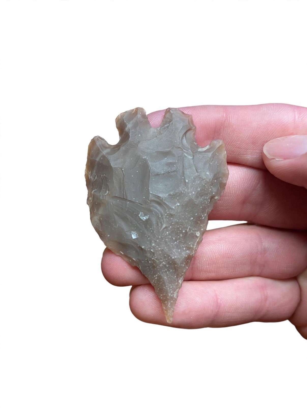 Beautiful Banded Texas Montell Artifact Arrowhead