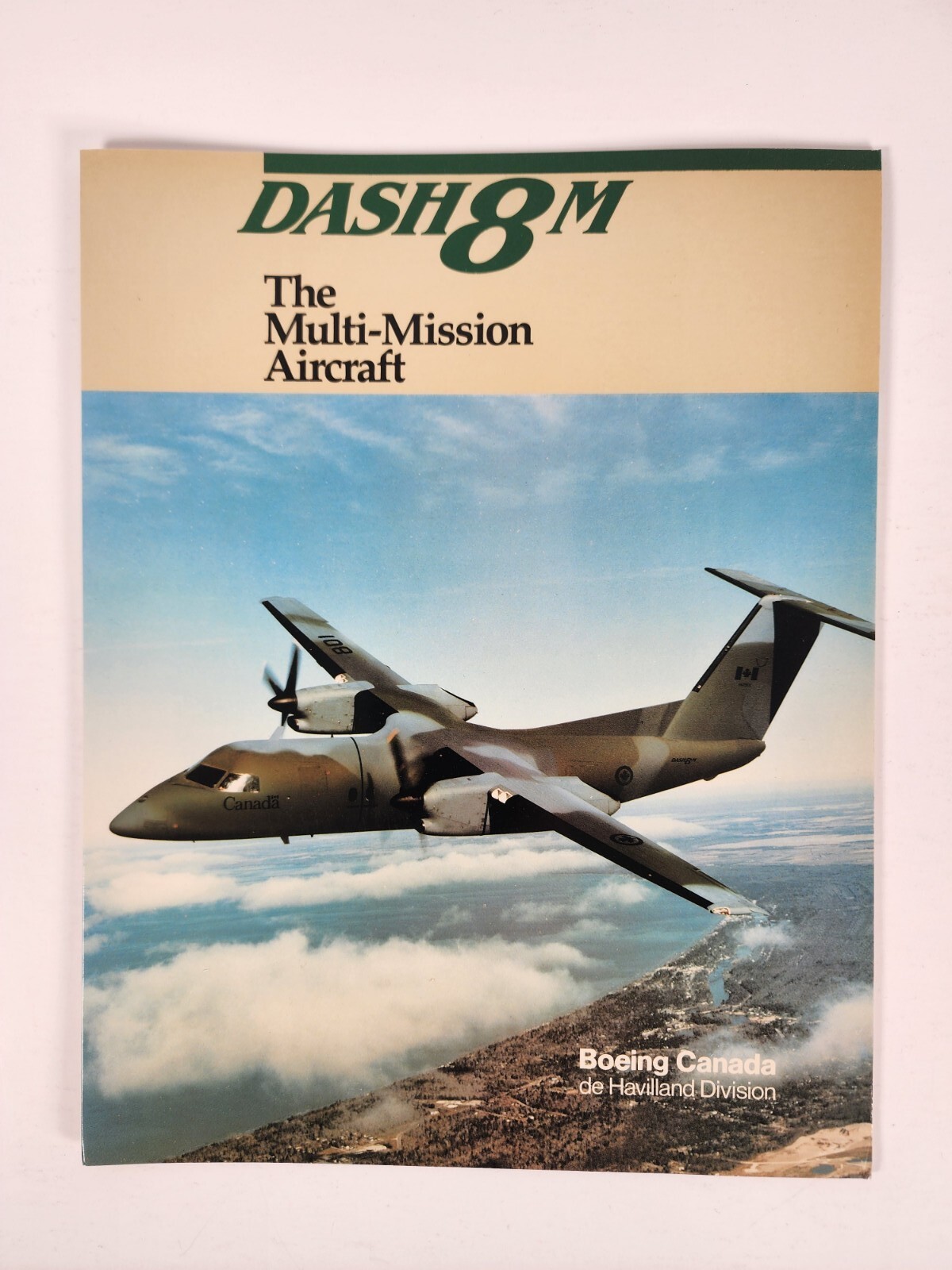 Vtg 1988 Boeing Canada De Havilland Division Dash 8M Triton Sales Program Folder