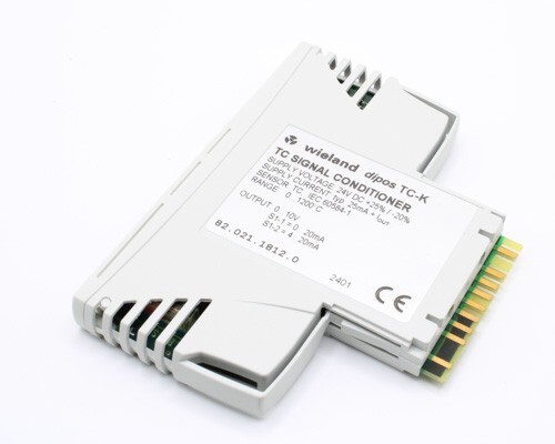 82.021.1812.0 WIELAND TC Signal Conditioner Module 25mA 24V 8202118120