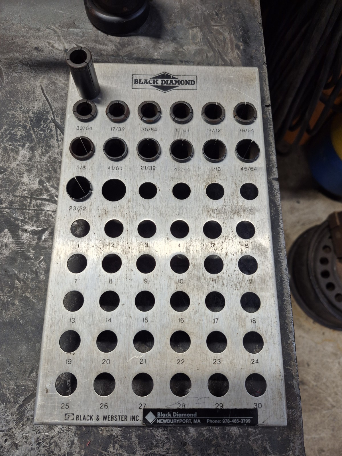 Black Diamond Drill Grinder Size 3 With 28 Collets