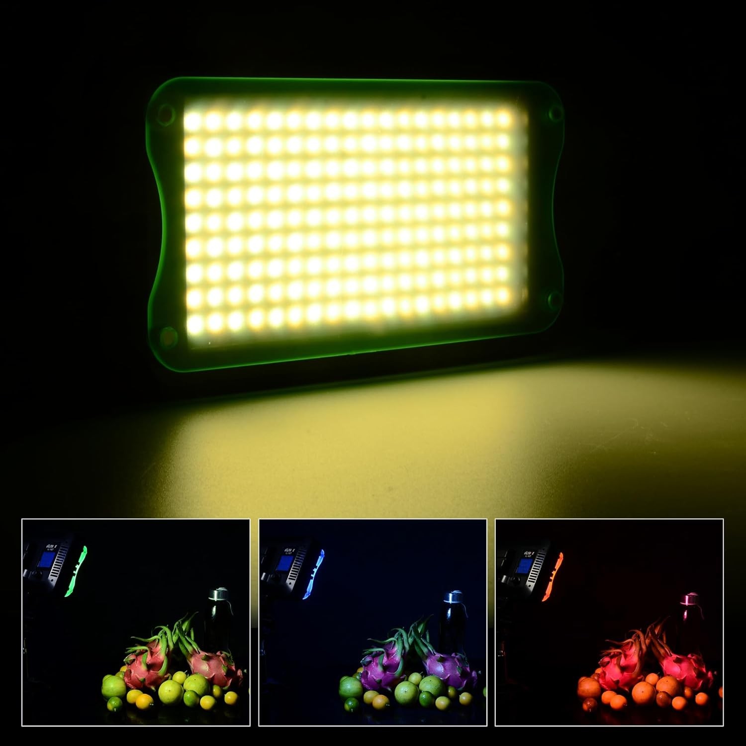 VILTROX VL-162T CRI95+ LED Video Light, Portable Camera Photo Light Panel Dim...