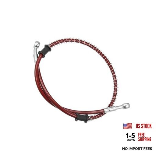 80cm 31.50" 10mm Motorcycle Braided Brake Clutch Oil Hoses Line Pipe Clutch