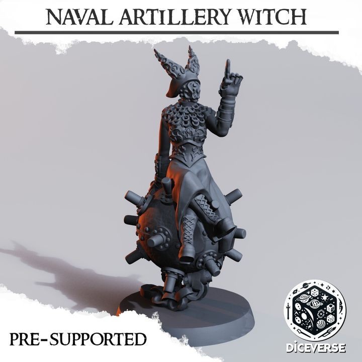 Naval Artillery Witch - Grimdark Crusade Compatible- Designed By Diceverse