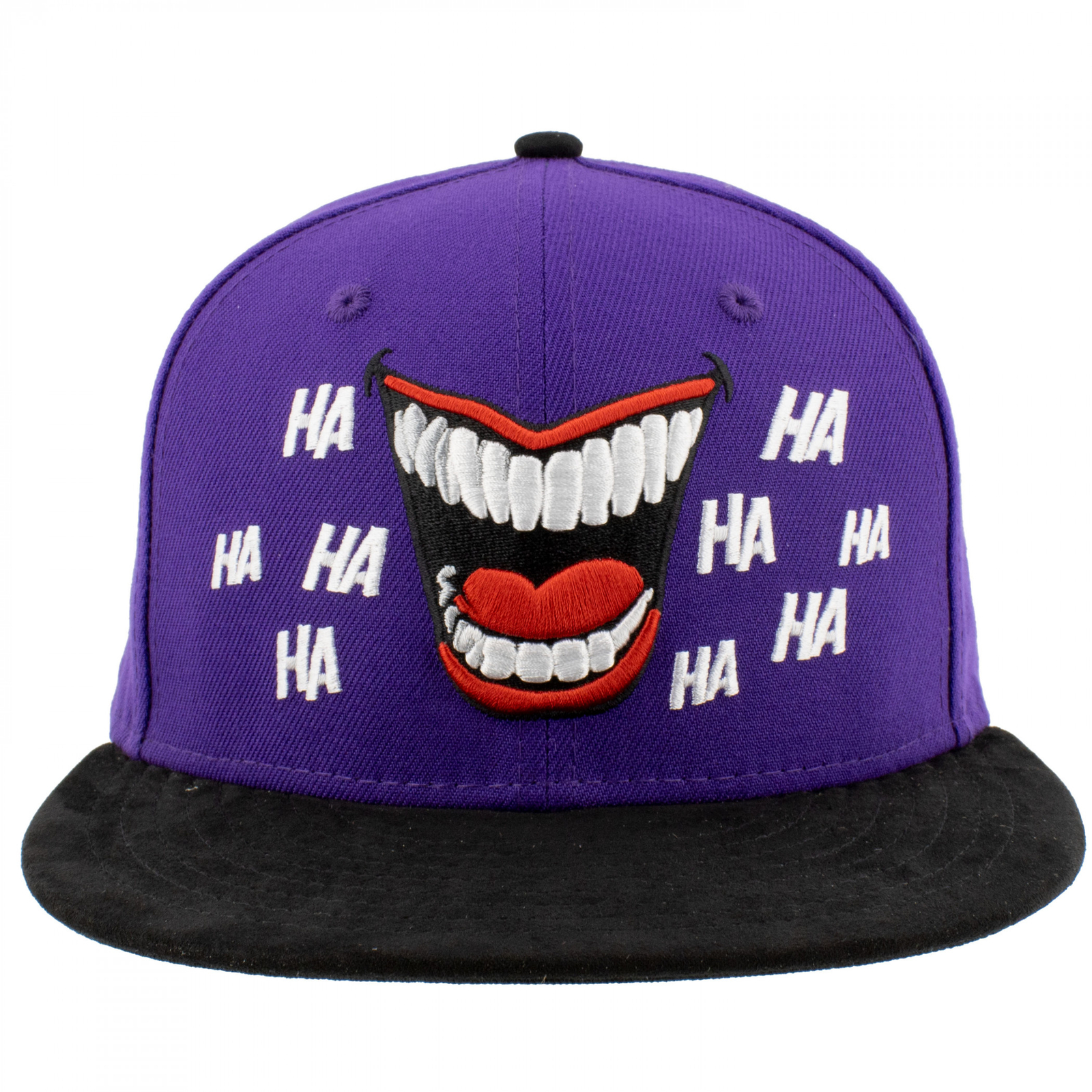 The Joker Big Laughs New Era 59Fifty Fitted Hat Purple
