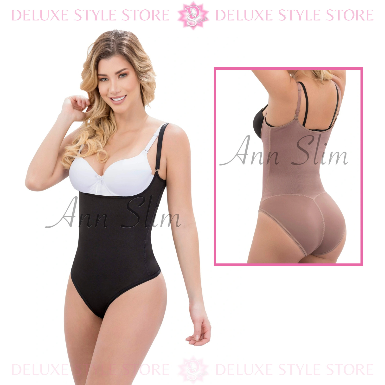 Women's Tummy Control Bodysuit Shapewear Fajas Colombianas Ann Slim 7002