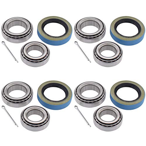 Pack of 4 Trailer Hub Bearings Kit L68149 L44649 for 3500 1.719 inch Spindle