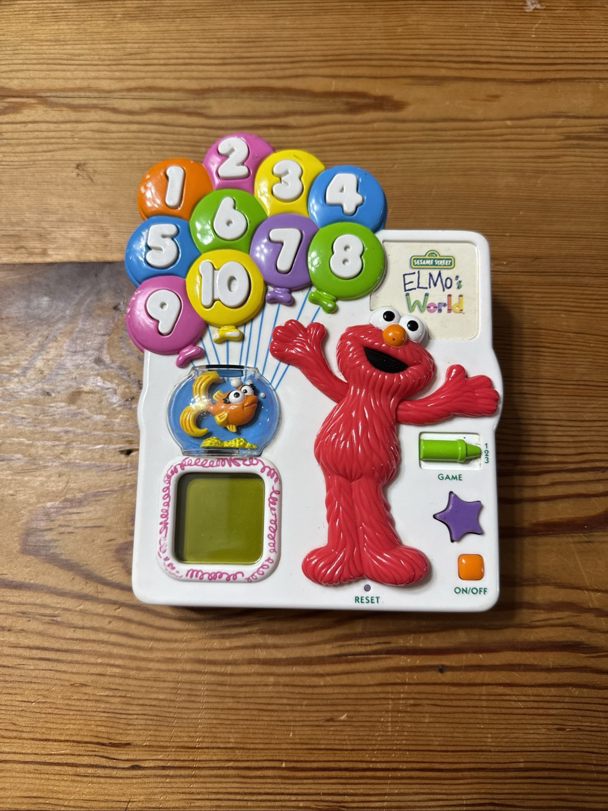 Vintage Elmo’s Count & Pop Electronic Balloon Game Tested/Works