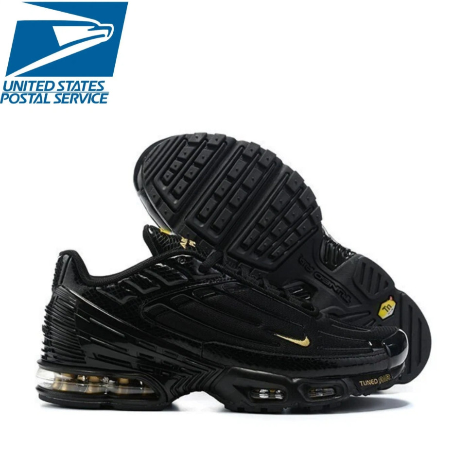 Nike TN Air Max Plus Men's Running Shoes Outdoor Sports Black/Yellow