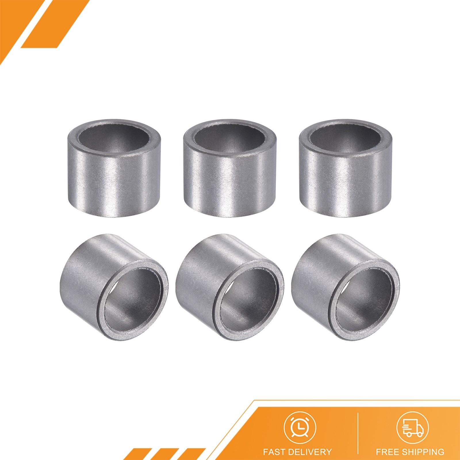 6pcs - Sleeve Bearings 15x20x15mm Sintered Iron Self-Lubricating Bushing