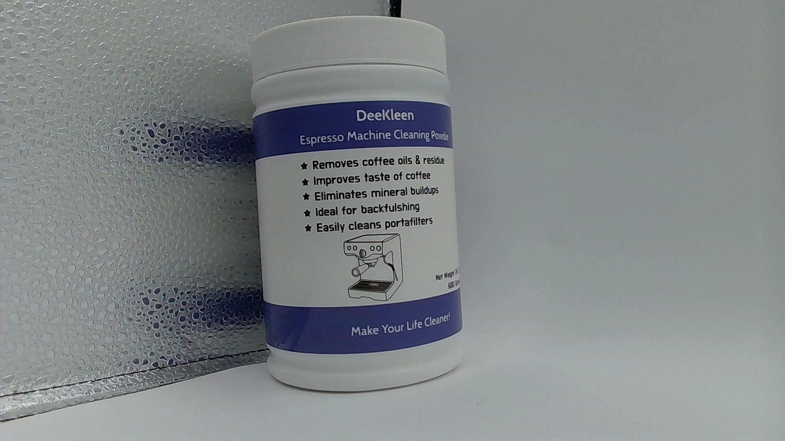 DeeKleen White Espresso Machine Cleaning Powder 24oz