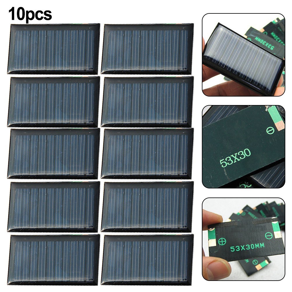 10 Pcs User Friendly Small Power Solar Cells Suitable for Education Kits
