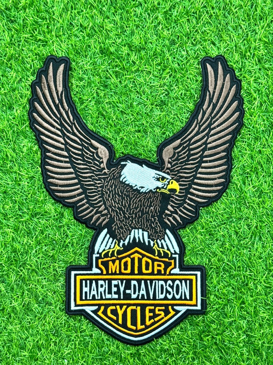 Harley Davidson Patch Motorcycle Jacket Vest Back Patch Large Iron On
