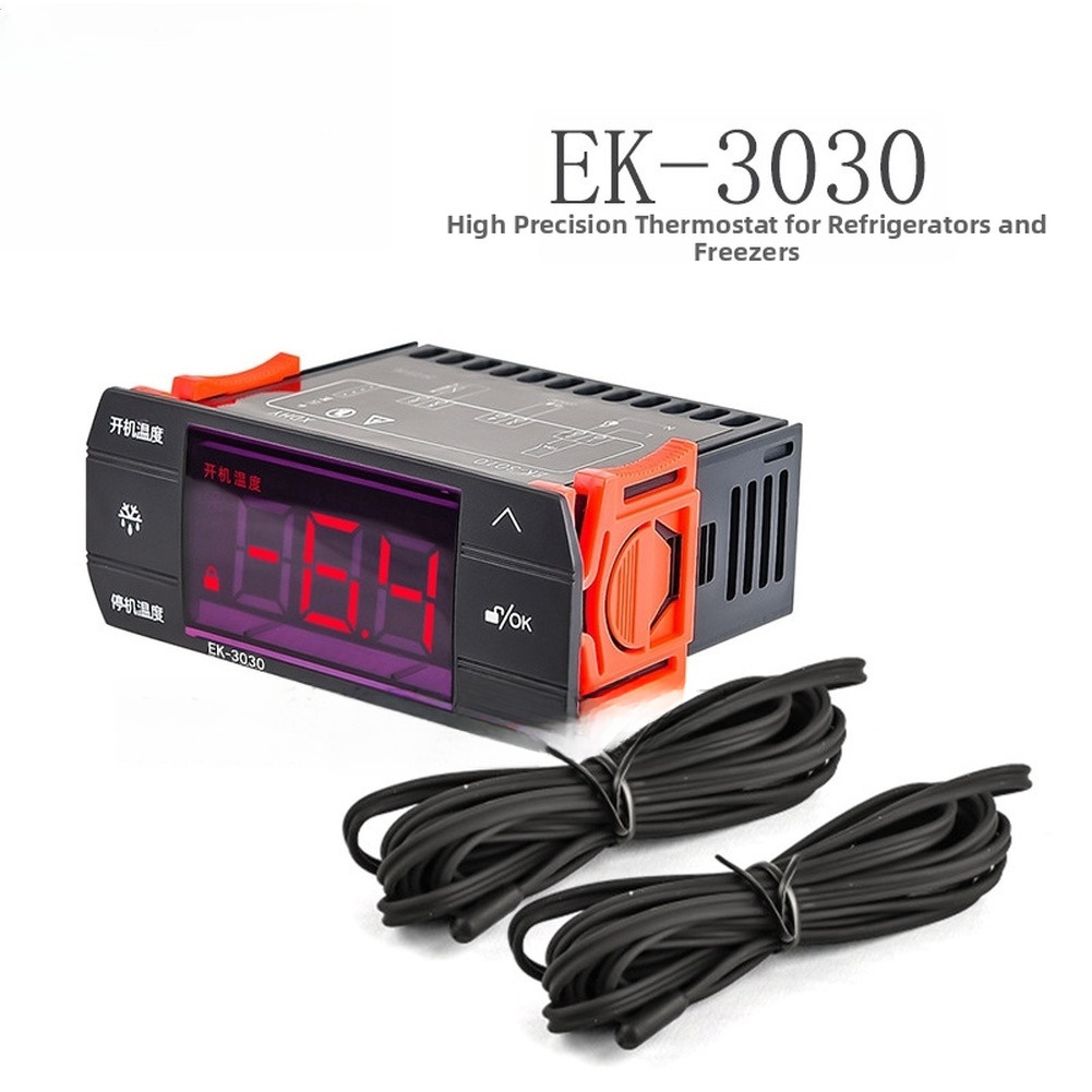 EK3030 Controller for Refrigeration IP65 Panel Mount Sensor 10A/220VAC