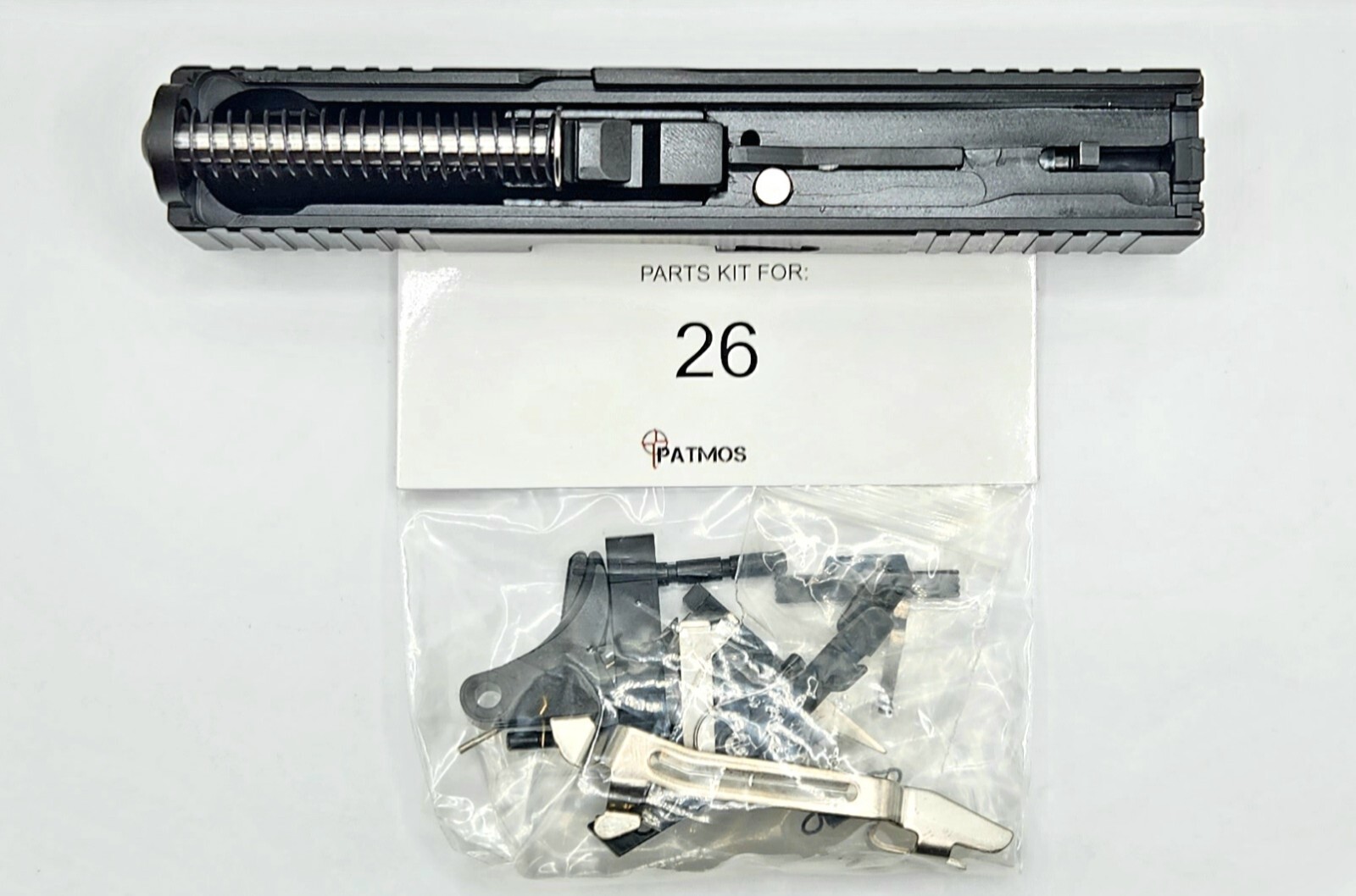 PATMOS Arms Judah G26 Slide - Barrel - SPK - LPK fits Glock 26 Gen 3