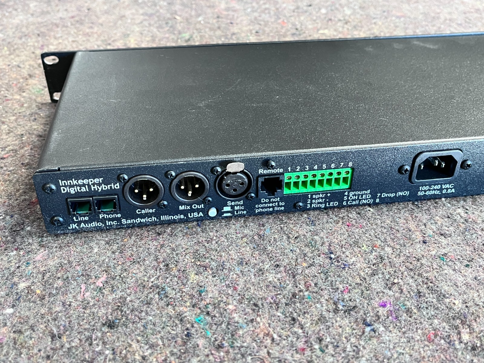 JK Audio Innkeeper 1RX Digital Hybrid Phone Line Audio Interface