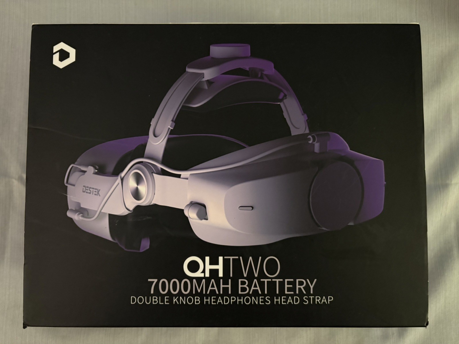 DESTEK QH2 Double Knob Elite Strap With Retractable Headphones for Quest 2 - NIB