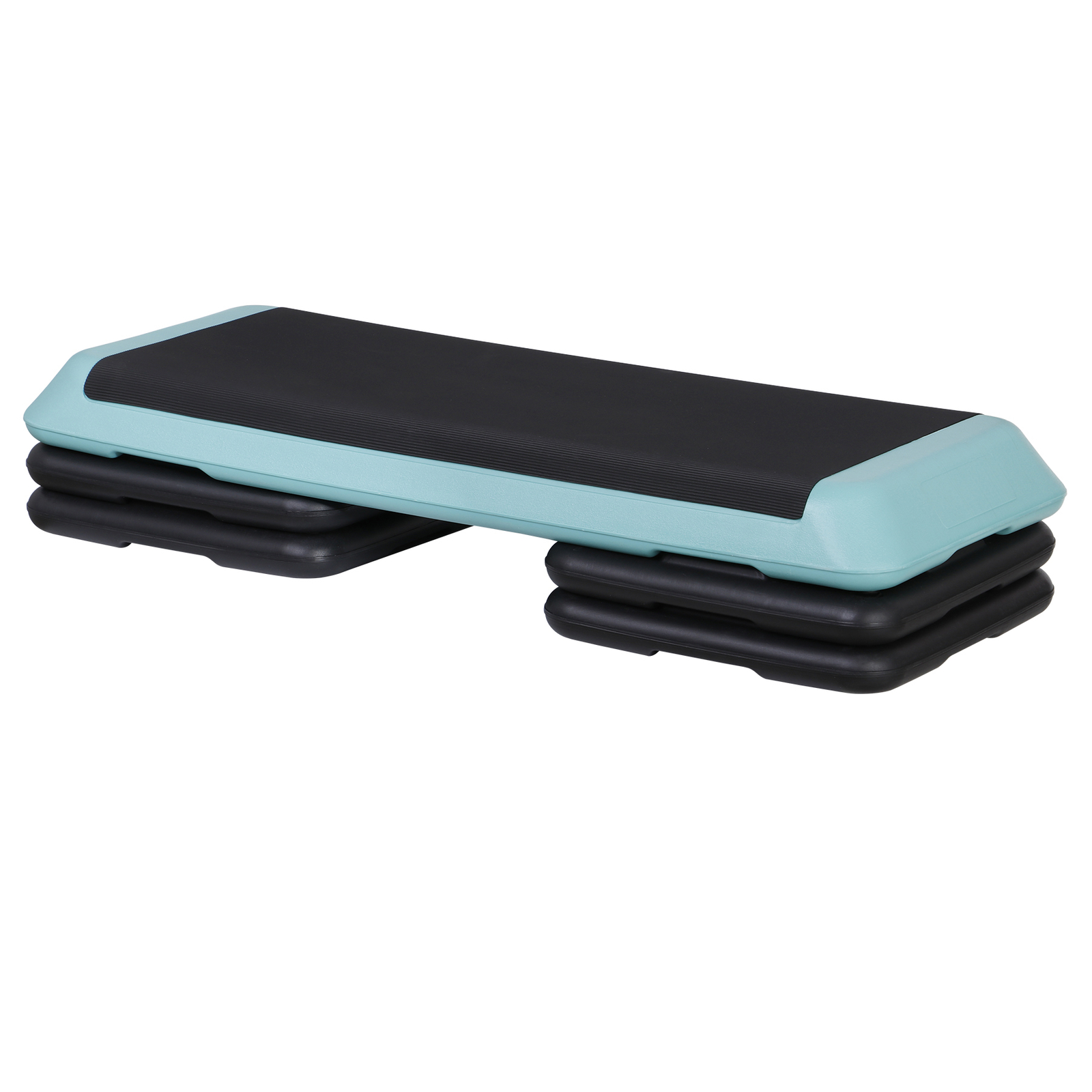 43" Adjustable Aerobic Step Platform Exercise Workout Stepper W/Riser Green