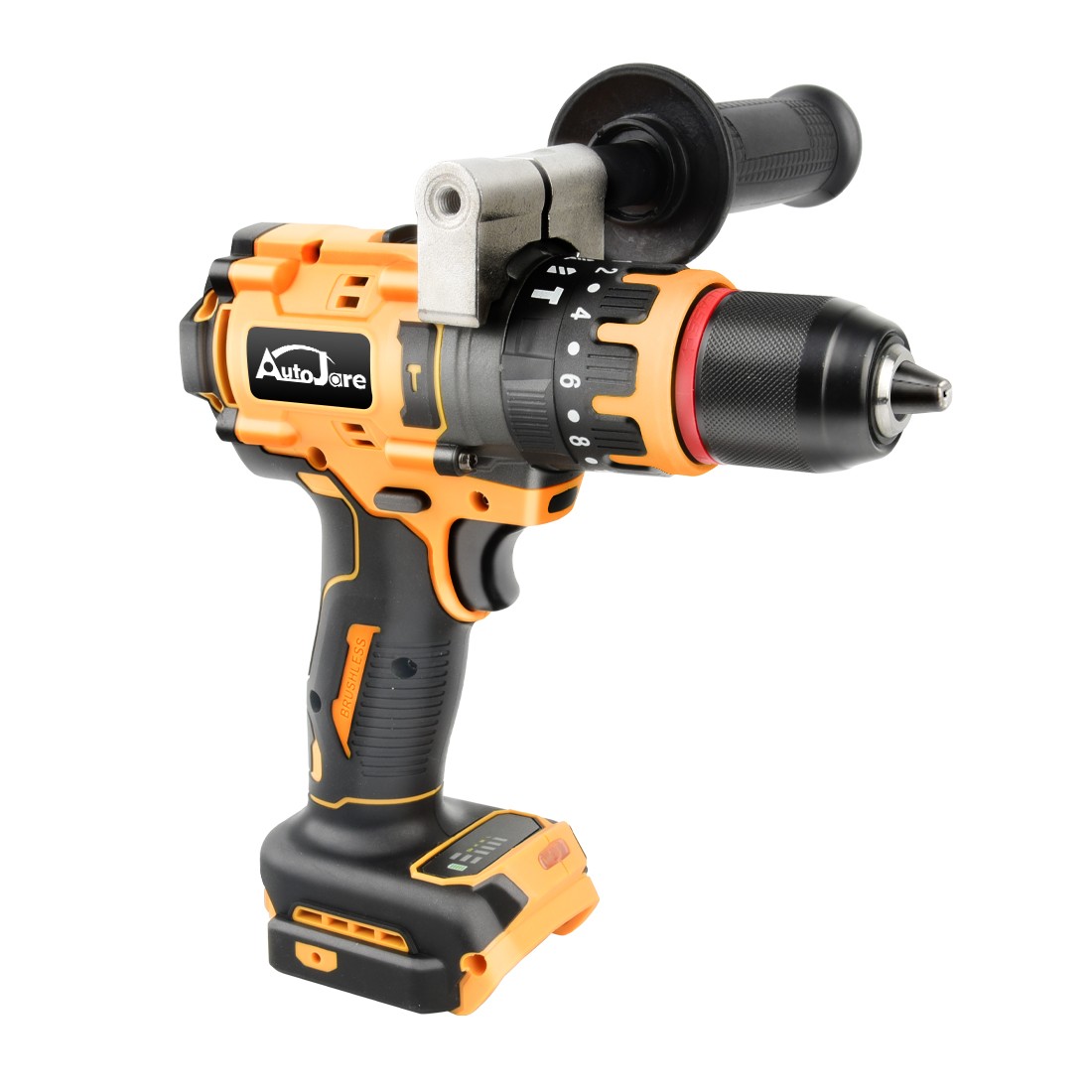 Cordless Drill Driver for Dewalt 20V Battery, Brushless 1/2" Compact Drill Tool