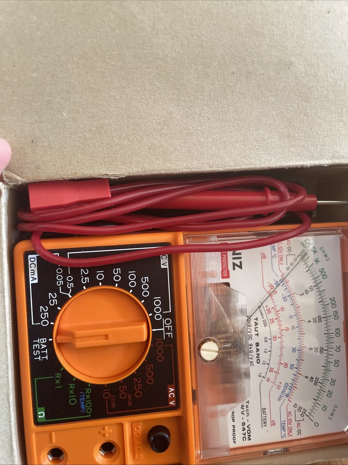 Viz Tech VOM Multimeter WV-547C Analog