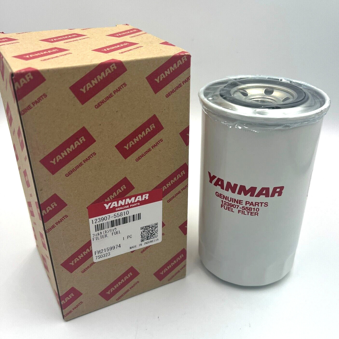 Genuine Yanmar 123907-55810 Fuel Filter for 4TN4 4TNV98 4TNV98T Engines