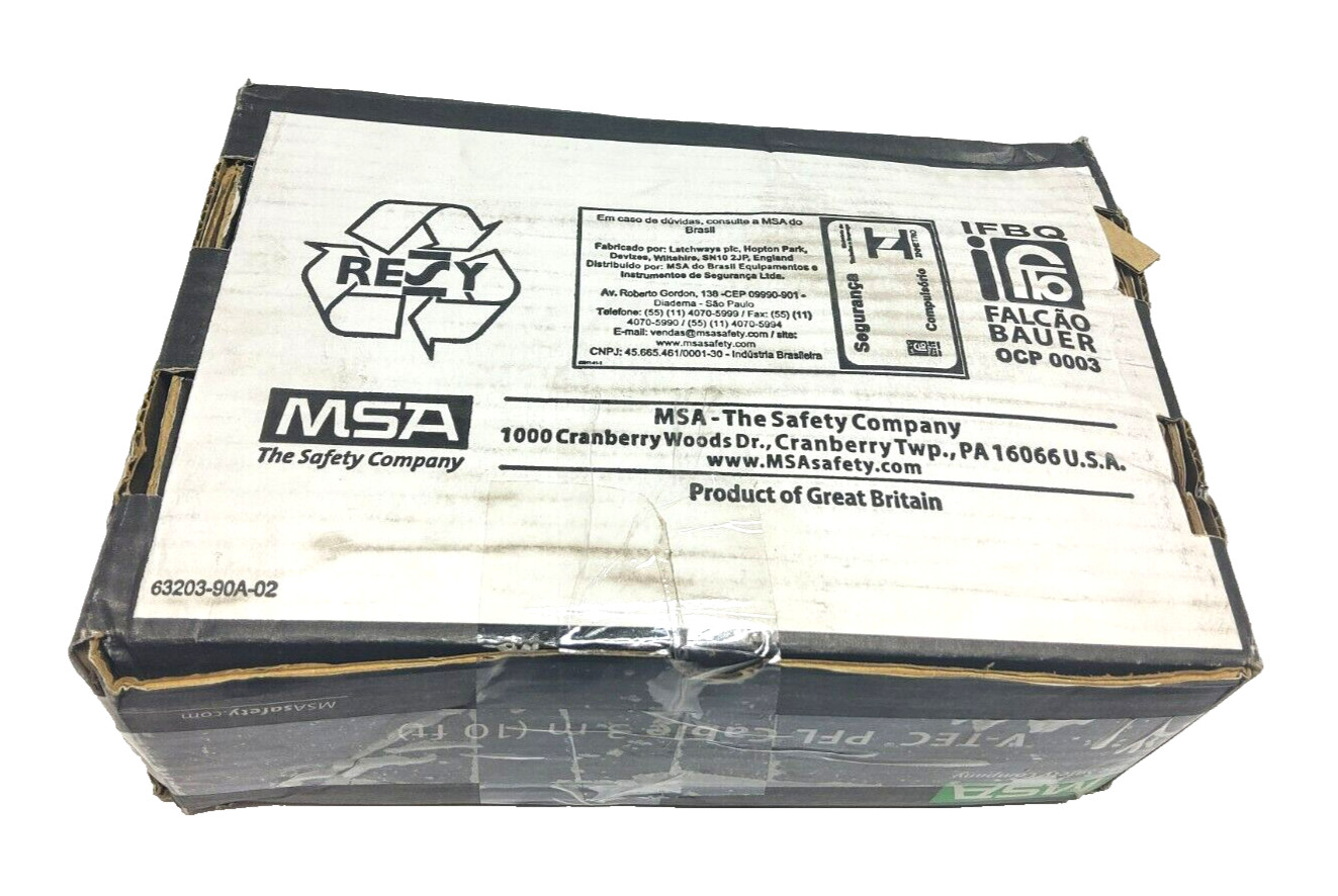 New MSA 63203-00A SRL 10' Cable with Snaphook and Carabiner