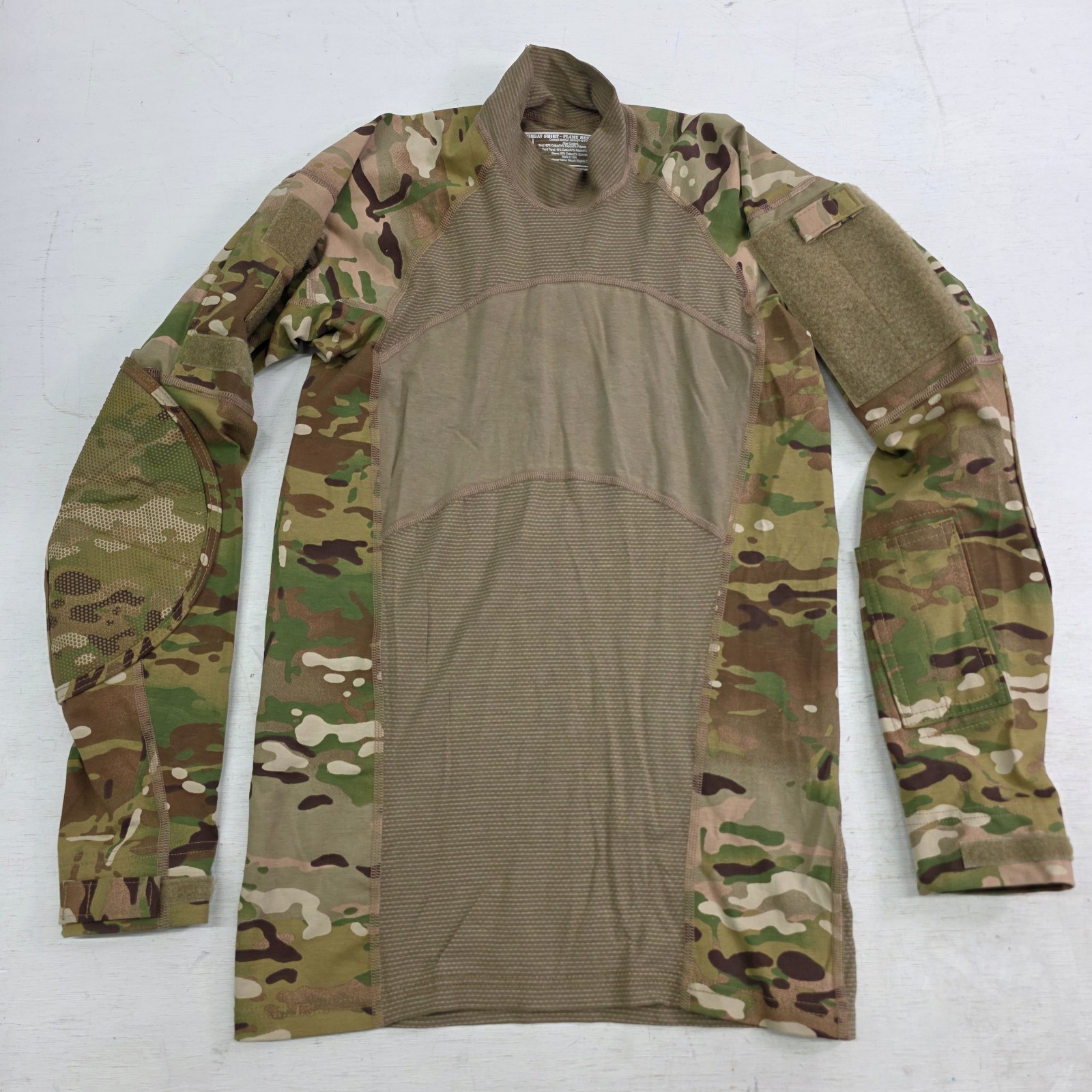 Team Soldier US Army Combat Flame Resistant Multicam Tactical Shirt Camo Mens XS